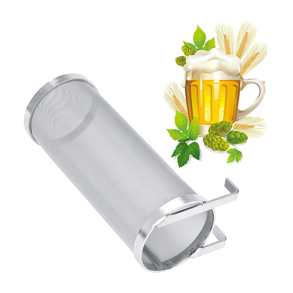 

Stainless Steel Beer Hop Filter 300 Micron Beer Beverage Filter DIY Cartridge For Home Brewed Beer Particles Hop Filter Beer