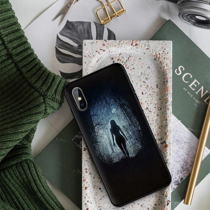 Для Xiaomi Redmi 7 Note 4X 5A 16G 32G GO 7A темно Модный комбинезон с тыквой на Хэллоуин K20 pro 6 5 8 Pro