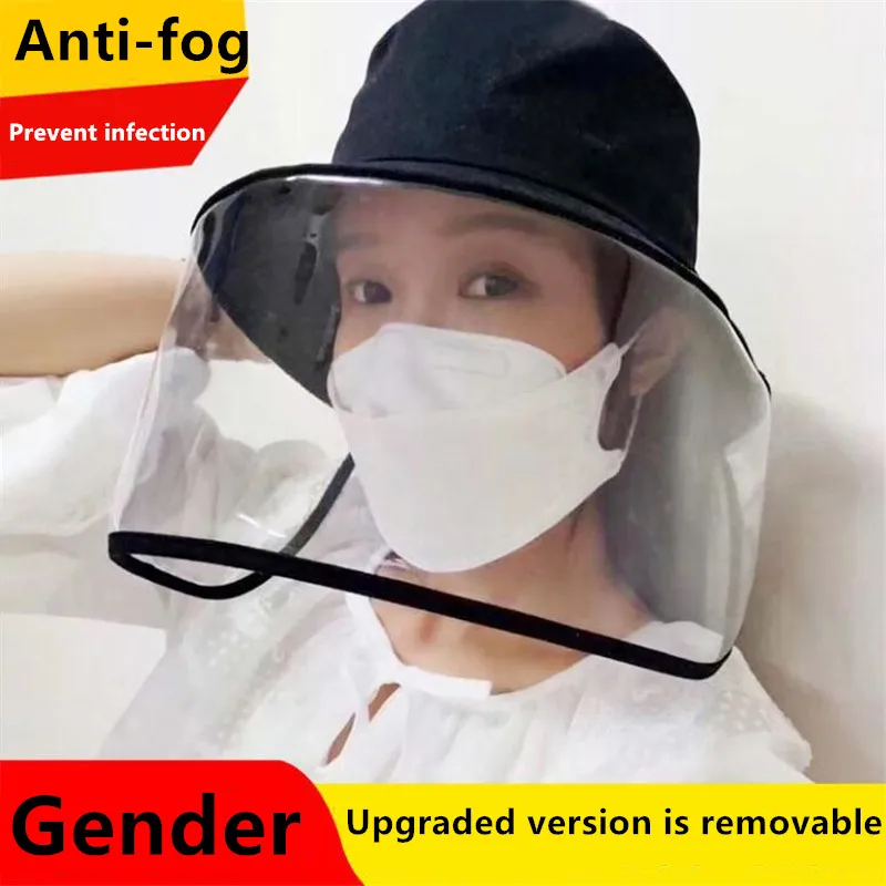 Anti-dust Fisherman Hat Mask Protective Cap Outdoor Windproof Sandproof Splash Sports Fishing With Gas Unisex | Тематическая одежда