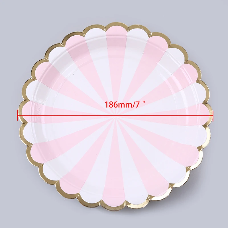 8 шт. одноразовая посуда десертные бумажные тарелки для пирожных буфета товары
