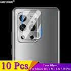 10 шт. для Meizu 18x18 18s Pro Ультра прозрачная защита для объектива камеры с защитой от царапин мягкая искусственная кожа