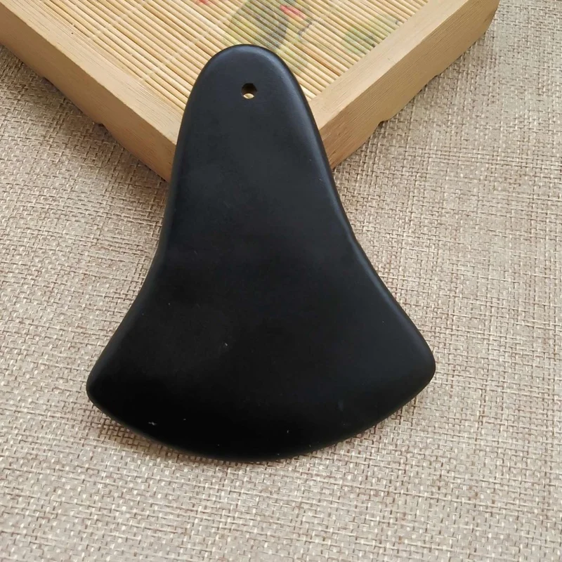 Натуральный нефрит гуаша лица для массажа ролик массажер лицо тело красота