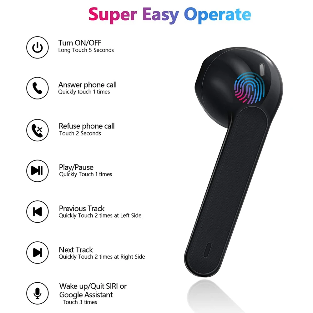 Беспроводная Спортивная гарнитура Bluetooth L8 настоящие наушники стереонаушники TWS