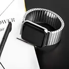 Ремешок Solo loop для Apple watch band 44 мм 40 мм 42 мм 38 мм, эластичный металлический браслет из нержавеющей стали для iWatch series 6 se 5 4 3 2
