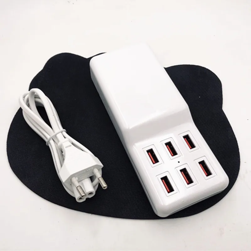 Сетевой адаптер для настольного зарядного устройства с 6 USB-выключателями |