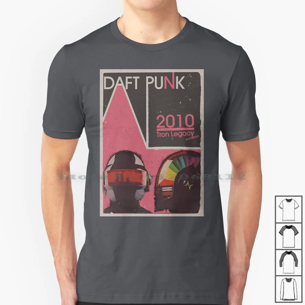 Лучшая футболка Daft Punk Коллекция 100% хлопок Duft музыка электромузыка шлем