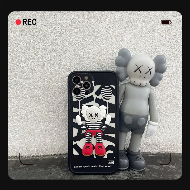 new sesame street violent bear phone case for iphone 12 pro max 11 pro max 7 8 plus xr x xs max cool smartphone cover shell free global shipping