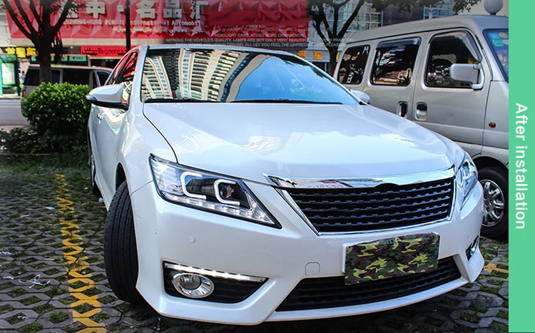 Фара для автомобиля Toyota Camry 2012- Camry V50 головной светильник s противотуманный светильник дневной ходовой светильник DRL H7 светодиодный Биксеноновая лампа аксессуары для автомобиля