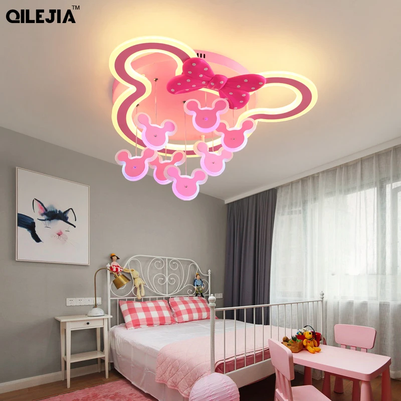 Luces De Techo LED modernas para habitación De estudio, nuevo accesorio De iluminación interior con Control remoto