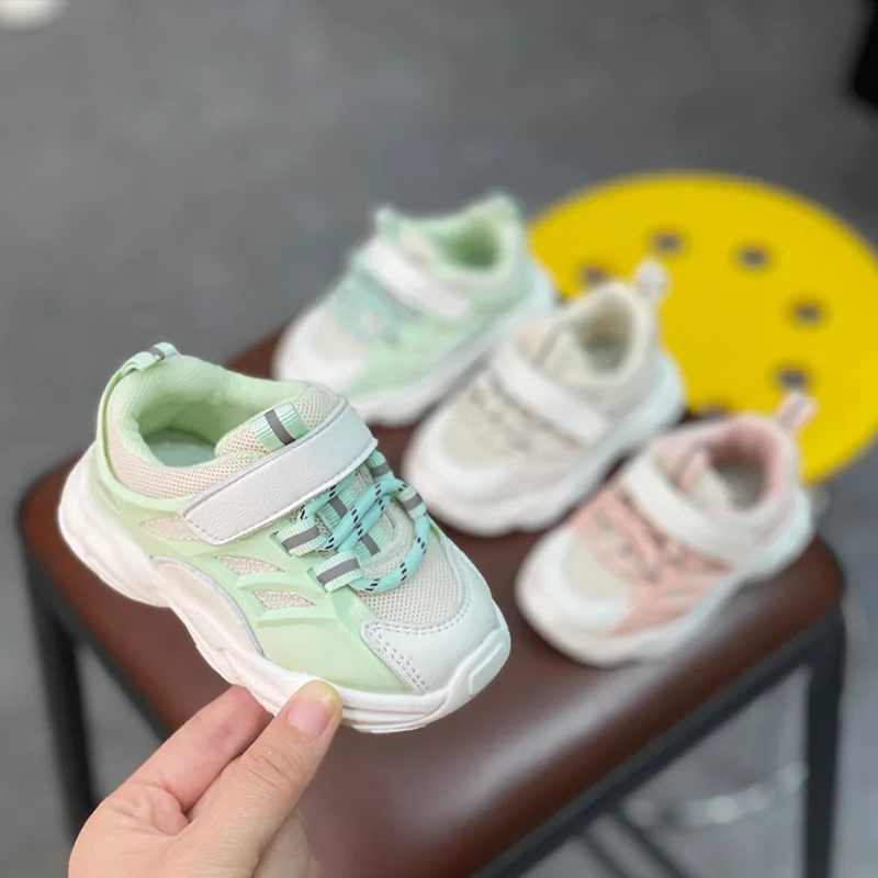 

Spring Autumn New Baby Boys Girls Sports Shoes Mesh Breathable Infants First Walkers Toddler Fashion Sneakers