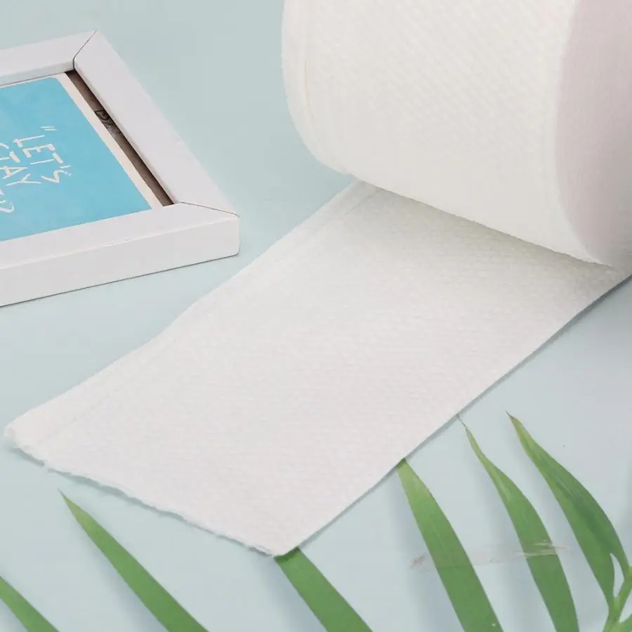 100 шт./рулон одноразовые хлопковые полотенца для лица Полотенца мягкие мочалки