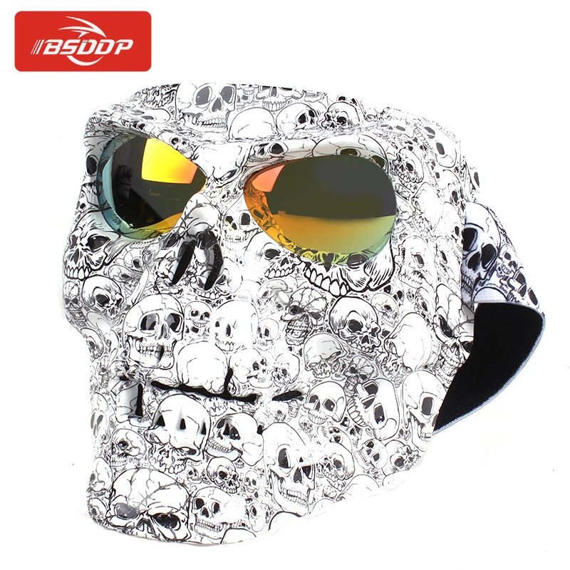 Защитные очки для мотокросса Череп ветрозащитные пыленепроницаемые