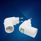 Домашний декор E27 Светодиодный светильник мужской Sochet Base type to PP Power EU Plug держатель лампы адаптер для лампы конвертер + переключатель включениявыключения