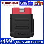 Диагностический инструмент THINKCAR MUCAR BT200 OBD2, полный диагностический прибор, считыватель кодов PK Easydiag с 15 сбросами, OBD 2, 10 шт.