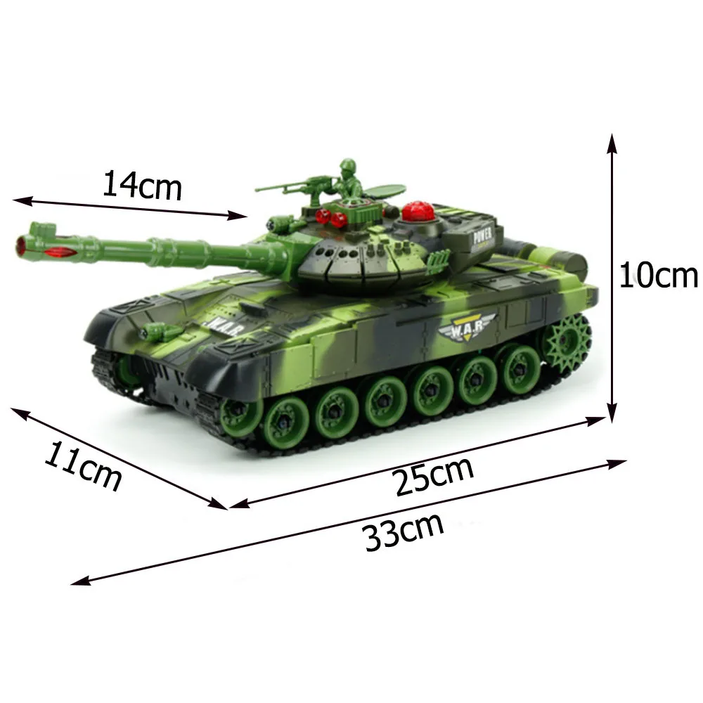2020 New RC War Radio Tank Tactical Vehicle Main Battle Military Model Sound Recoil Electronic Hobby Boy Toys | Игрушки и хобби