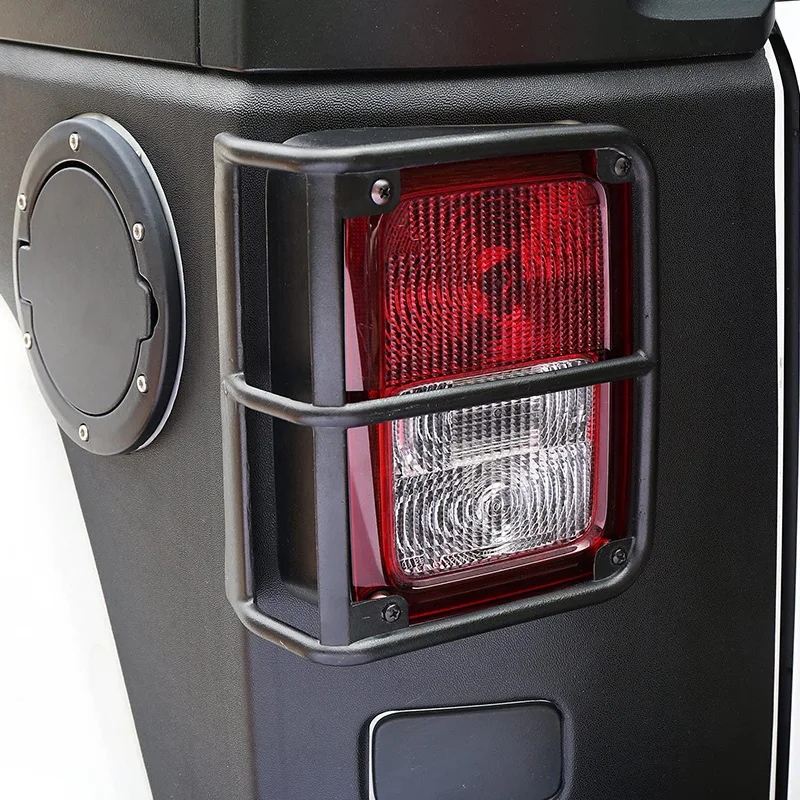 Tail Light Cover Rear Rugged Off-Road Lamp Guards for Jeep Wrangler JK 07-18- Pair | Автомобили и мотоциклы