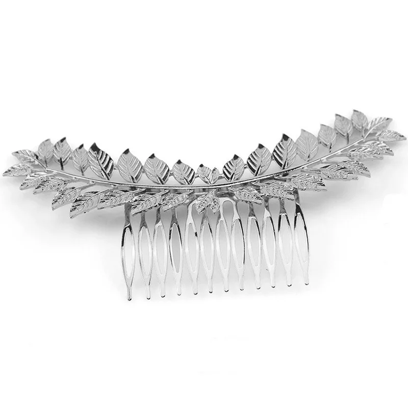 

Fashion Hair Accessories Women's New Retro Style Elegant Temperament Headdress Alloy Versatile Hairpin Leaf Hair Comb