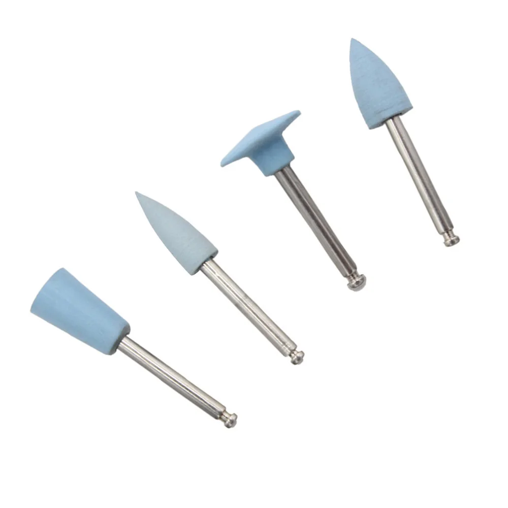 

1 Set Teeth Polishing Kit Silicon Rubber Grinding Head Set Bending Machine Grinding Head Slow Grinding Bits Set Dental Materials
