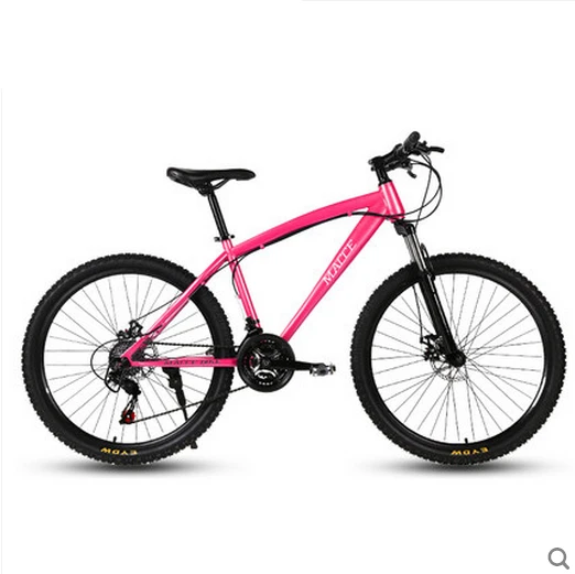 A Pink X-Front бренд 21/24/27 скорость 26*17 дюймов из углеродистой стали горный велосипед Спорт на открытом воздухе горный велосипед bicicleta MTB дисковый тормоз колеса велосипеда - Цвет: A Pink