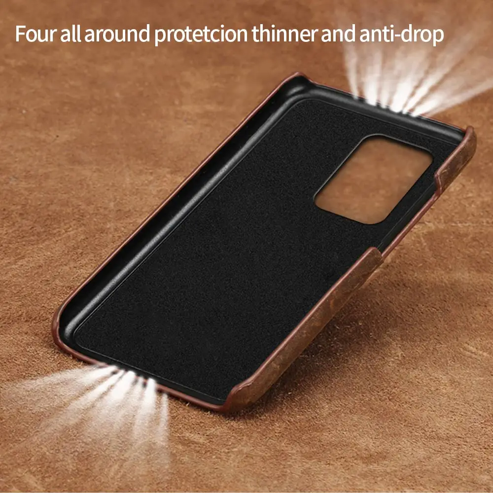 Чехол для телефона из натуральной кожи Samsung Galaxy A52 5G A72 A51 A71 A31 M31 M21 S20 S8 S9 S10 S21 Plus Ultra