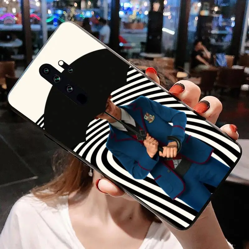 

NBDRUICAI New TV The Umbrella Academy Phone Case for Redmi Note 9 8 8T 8A 7 6 6A Go Pro Max Redmi 9 K20 K30 Pro