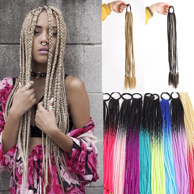 

1PCS New Girls Elastic Rubber Bands Braides Hair Wig Ponytail Hair Ring Kids Twist Braid Rope Hair Braider
