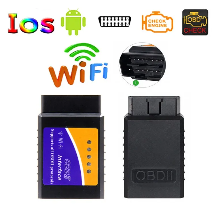 

WIFI ODB2 OBDII ELM327 Car Diagnostic Scanner Code Reader ELM327 For IOS for android