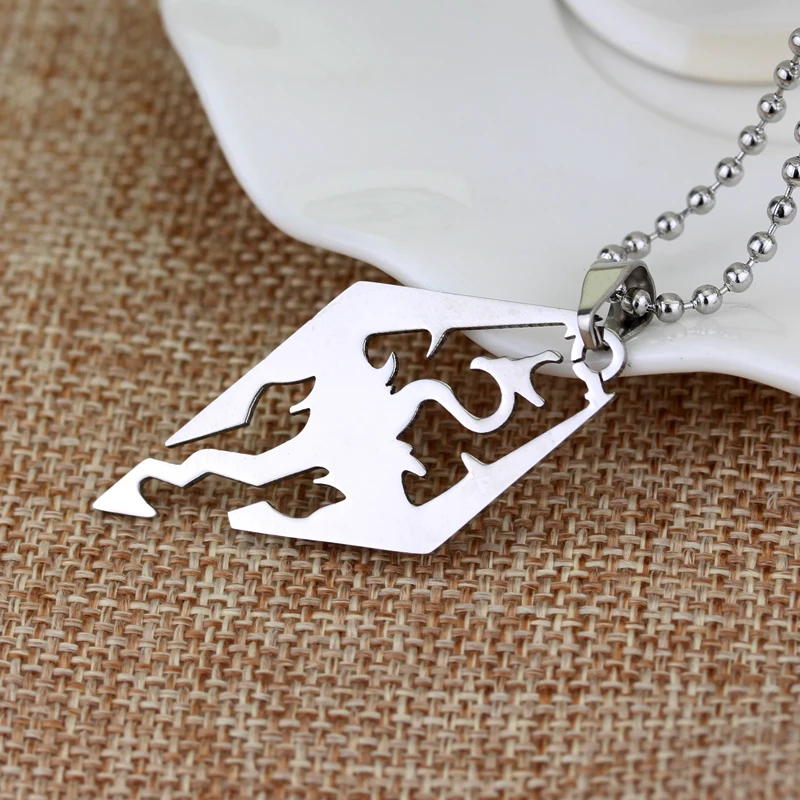 Цепочка с подвеской в виде дракона для мужчин стильное ожерелье кулоном стиле