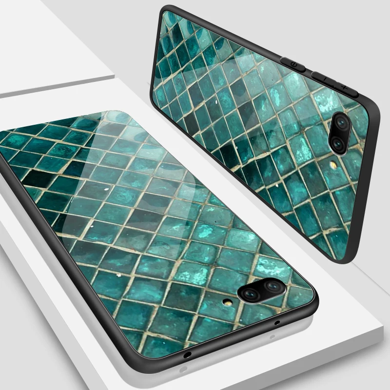 W229 Роскошный чехол для Huawei Honor 6X 7A 7C 7X 8A 8X9 облегченное закаленное стекло чехол Y6 Y9 Y7 премьер-профессионал Magic2 дизайн полоса задняя крышка - Цвет: W229