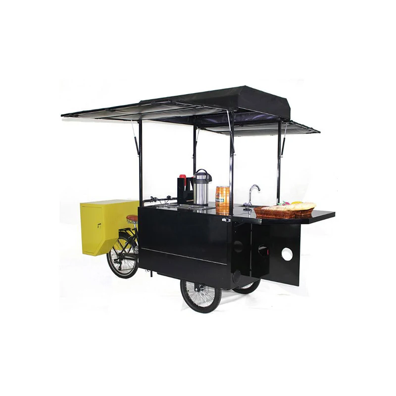 Трехколесная торговая тележка для взрослых нового дизайна уличный