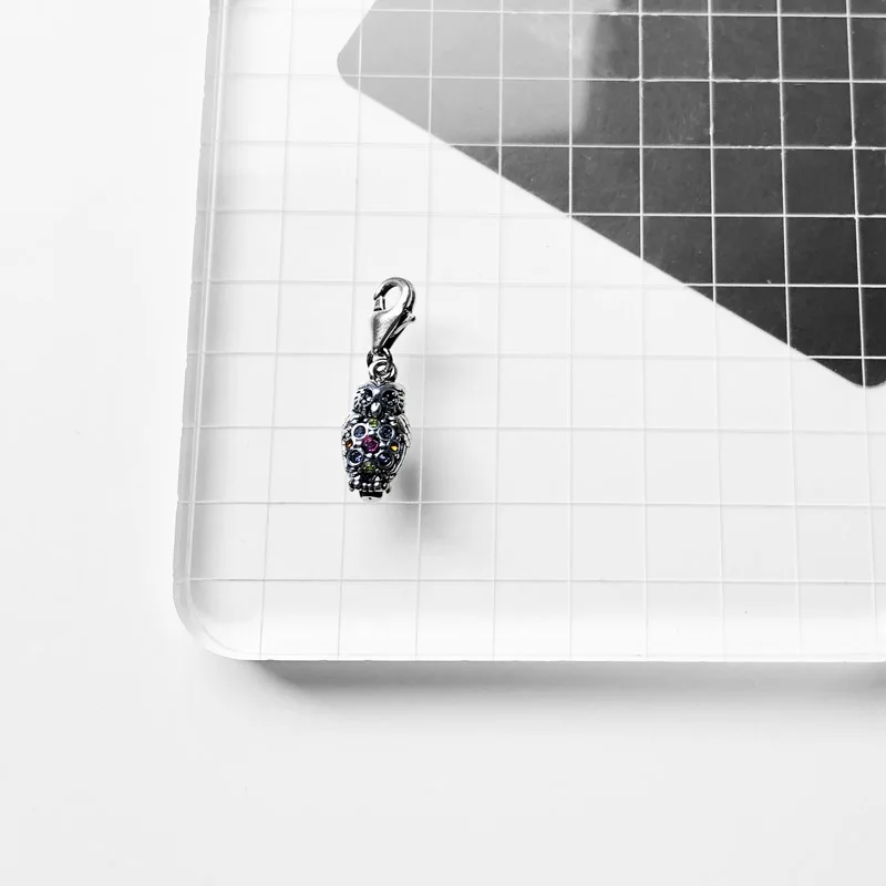 Подвеска в виде Ночной Совы из серебра 925 пробы подвеска Модная бижутерия милый