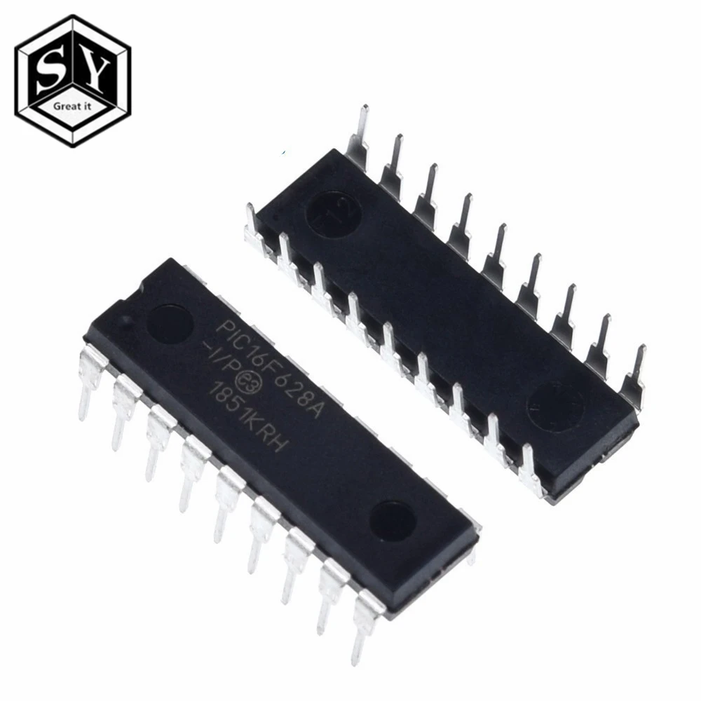 1 шт. 8-битные микроконтроллеры CMOS на базе Flash DIP-18 PIC16F628A PIC16F628 16F628 | Электронные