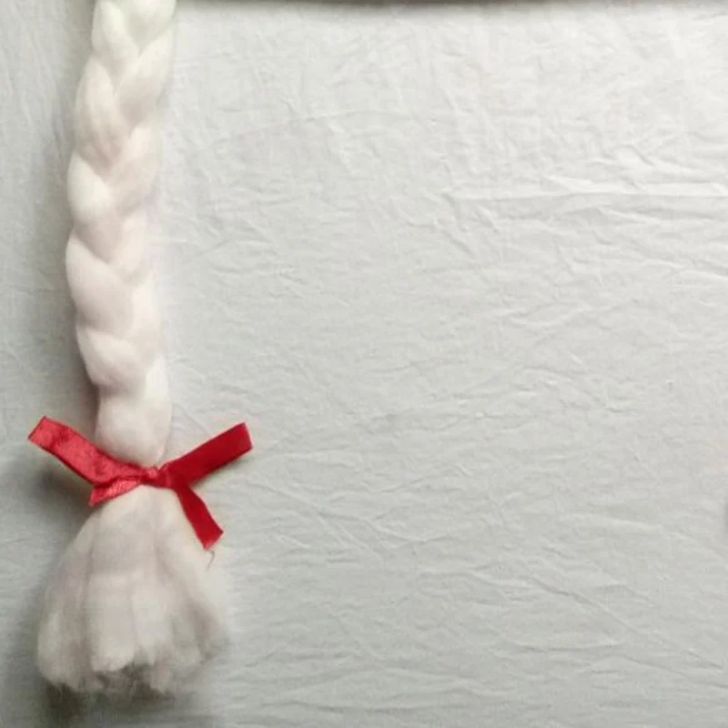 10 шт./лот Рождественские декоративные шапки с плетеным шариком детское платье