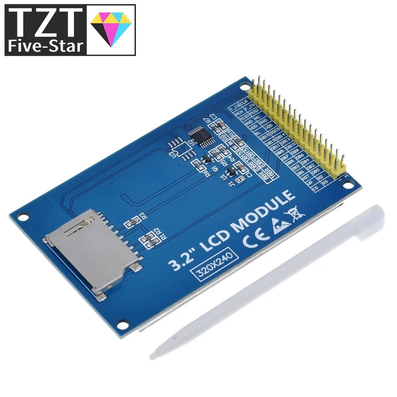 Сенсорный ЖК-экран TZT 3 2 дюйма TFT модуль дисплея Ultra HD 320X240 ILI9341 для Arduino дюймов 320240