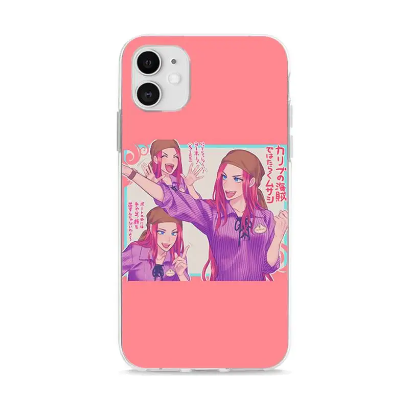 

Anime Couple Boy Fundas Coque Case for IPhone 12 11 Pro Max XR X XS XR 7 8 6s Plus SE 2020 Cover Transparent Shell