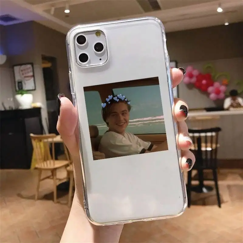 

American Leonardo DiCaprio Aesthetic Phone Case Transparent soft For iphone 5 5s 5c se 6 6s 7 8 11 12 plus mini x xs xr pro max
