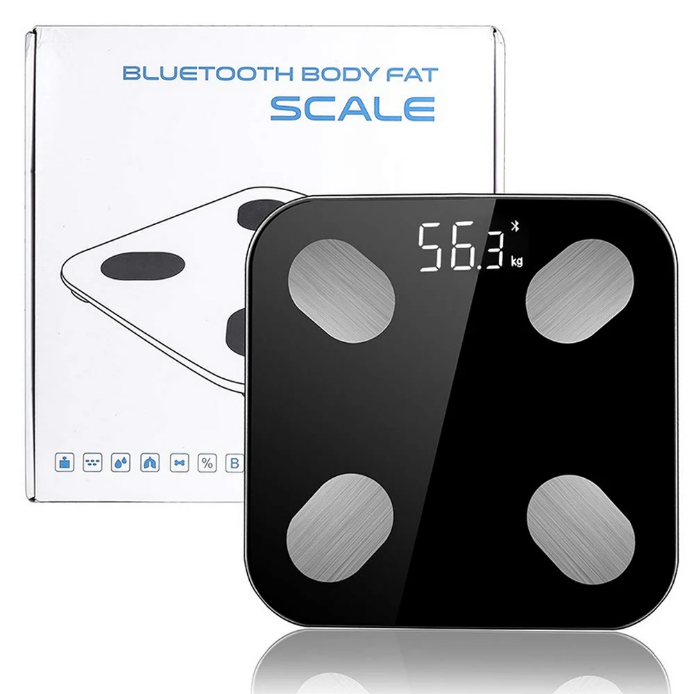 

Electronic Scale Weight WIFI Body Fat Scale LCD Display BMI Muscle Visceral Body Scales Toughened Glass Accurate Scales Weight