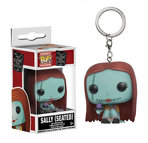 Funko POP брелок Джек и Салли кошмар перед Рождеством ПВХ экшн-фигурка модели игрушки