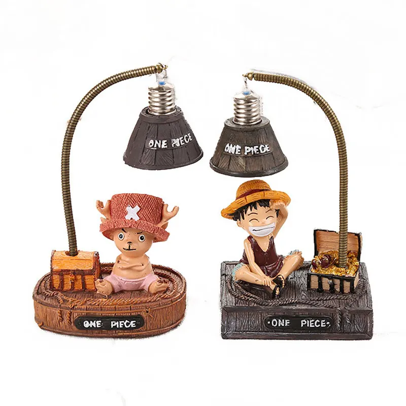 Цельнокроеный Луффи Тони Светодиодные ночные светильники милая детская Ночная