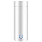 Портативный чайник, дорожная электрическая чашка для горячей воды, 400 мл, встроенный домашний чайник для сохранения тепла и нагрева, маленькая чашка для кипячения воды