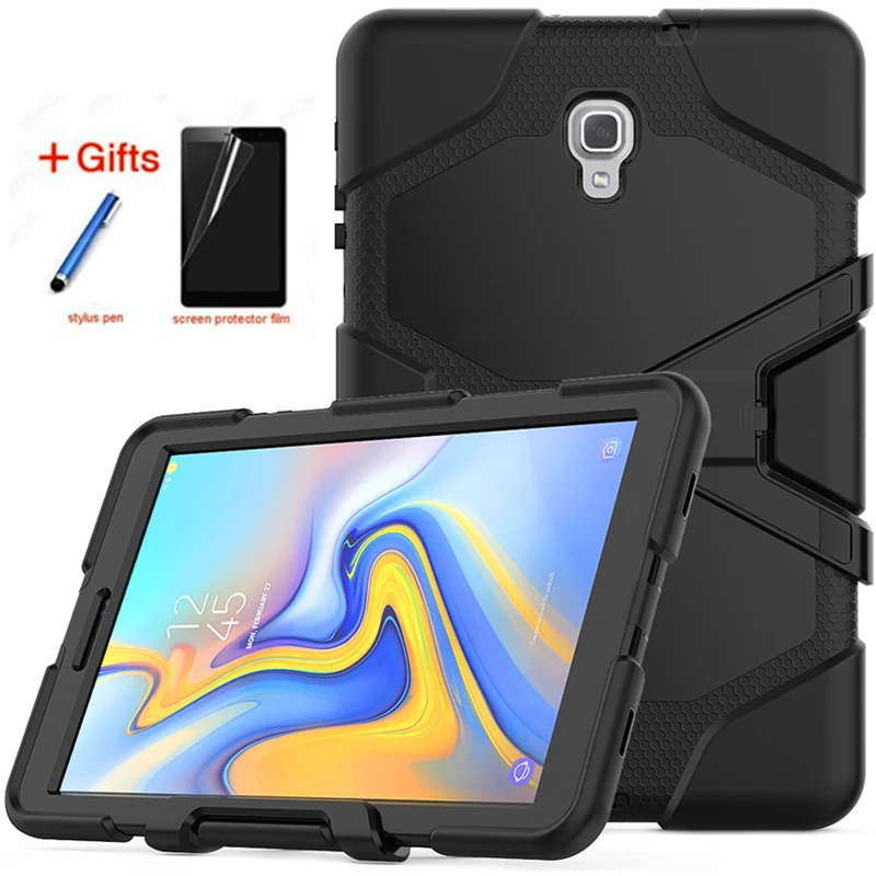 

Для планшета Samsung Galaxy Tab A A2 10,5 дюйма SM-T590 T595 T597, Детский защитный чехол из силикона повышенной прочности в стиле милитари, с подставкой