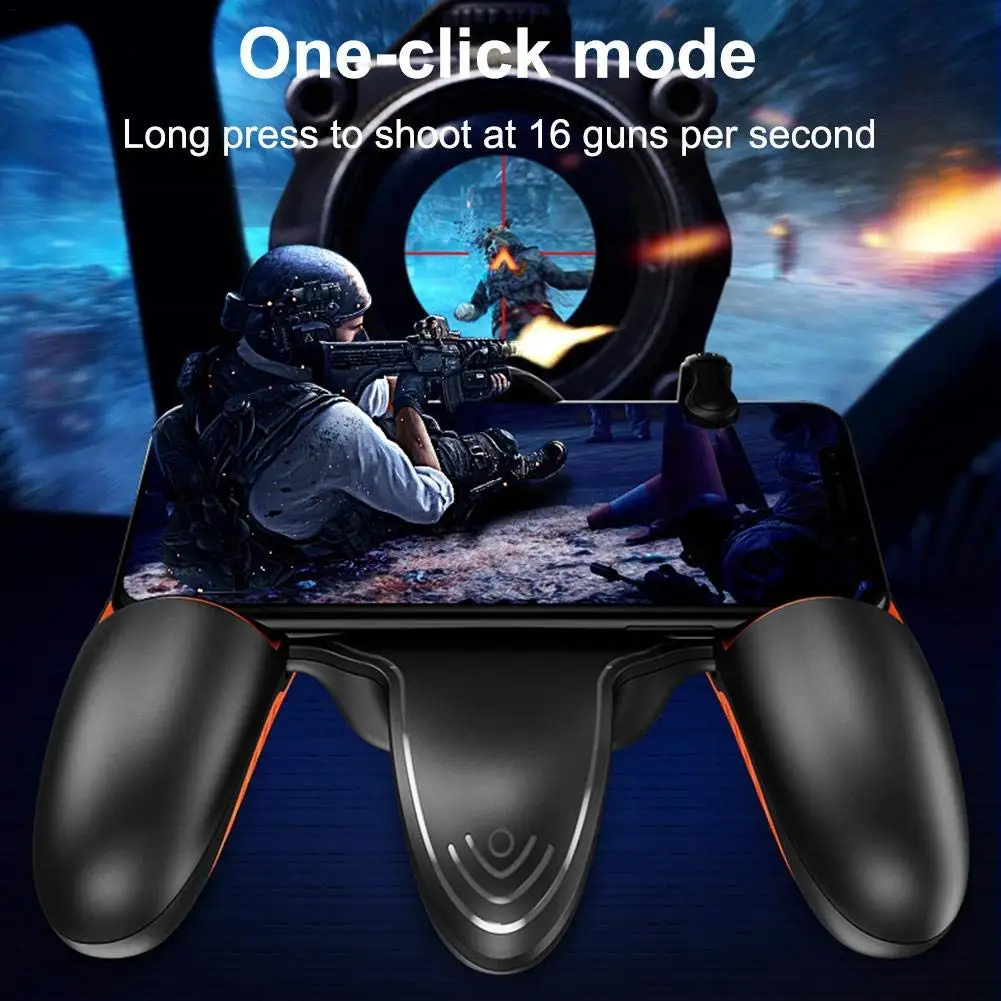 Pulse PUBG Game Controller Gamepad Trigger Shooting Free Fire Cooler Cooling Fan Joystick For IOS Android Mobile Phone | Электроника