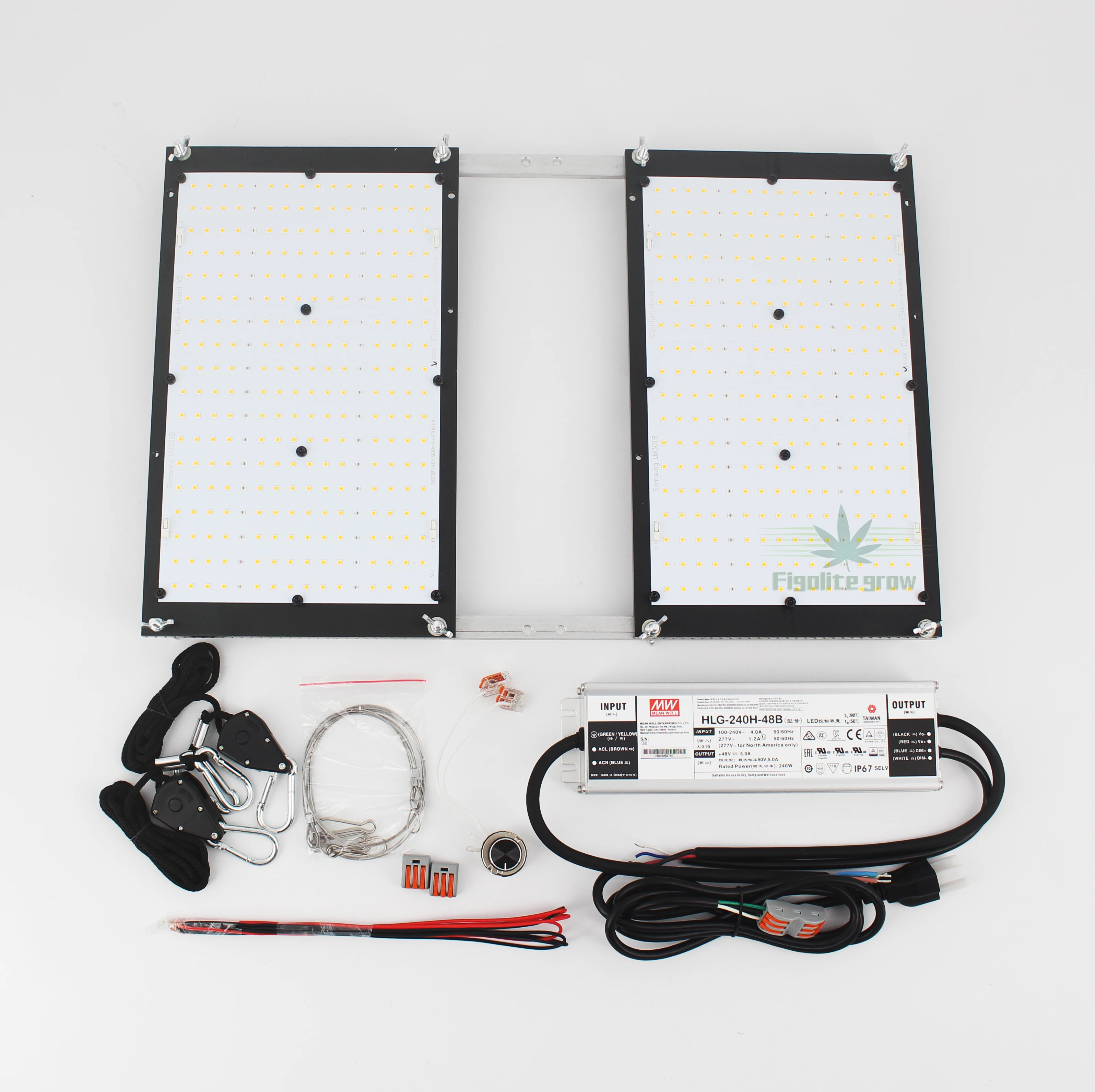 Figolite Dimmable 240w Quantum Tech Samsung V3 плата Светодиодная лампа для выращивания QB288 LM301H с Meanwell