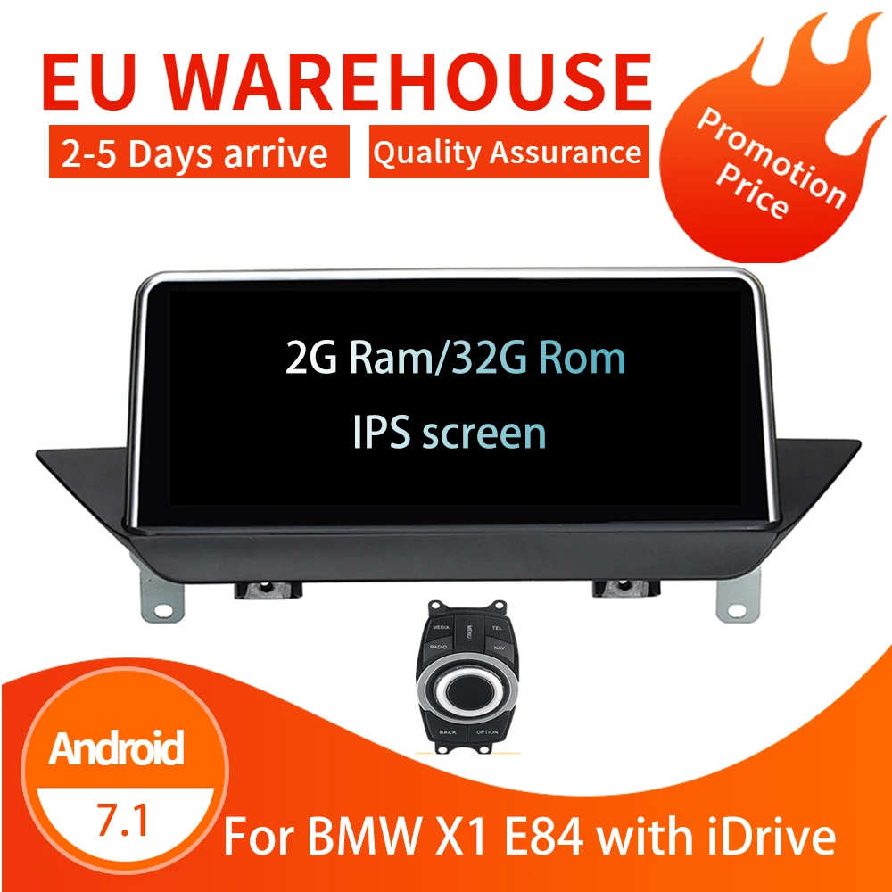 Android 7 1 автомобильный dvd плеер для BMW X1 E84 с системой idrive 10 25 дюймов мультимедийный