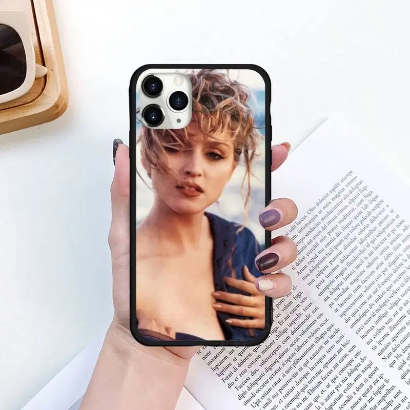 

Madonna pop diva Phone Case for iPhone 11 12 pro XS MAX 8 7 6 6S Plus X 5S SE 2020 XR Luxury brand shell funda coque