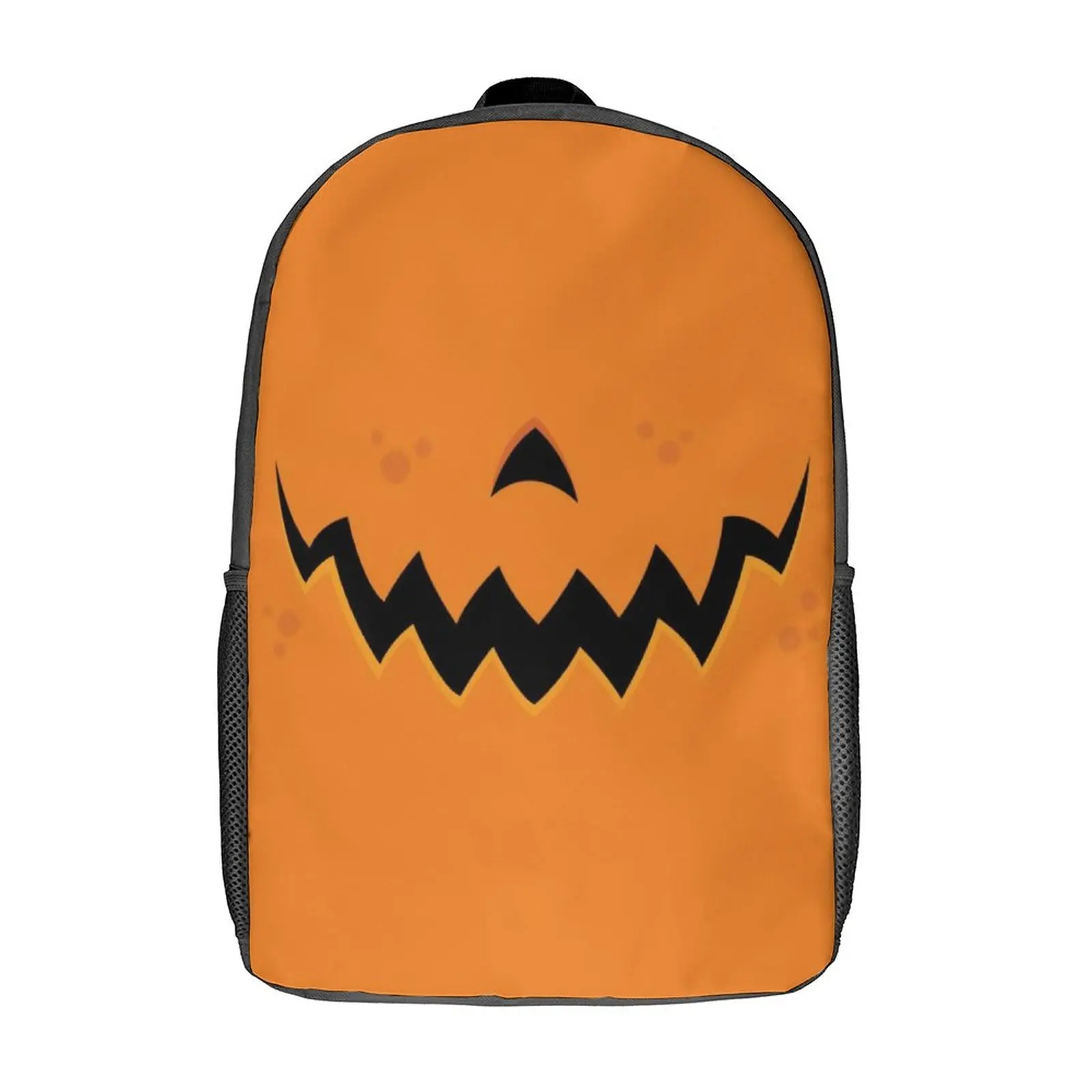 

Рюкзаки с изображением тыквы и улыбки на Хэллоуин, большой современный рюкзак из полиэстера, сумки для студентов