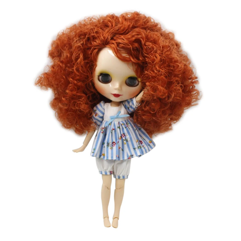 ICY factory шарнирная кукла blyth toy 280BL2231/2237 красный каштановый волос шарнирное тело Wild-curl up 1/6 30 см