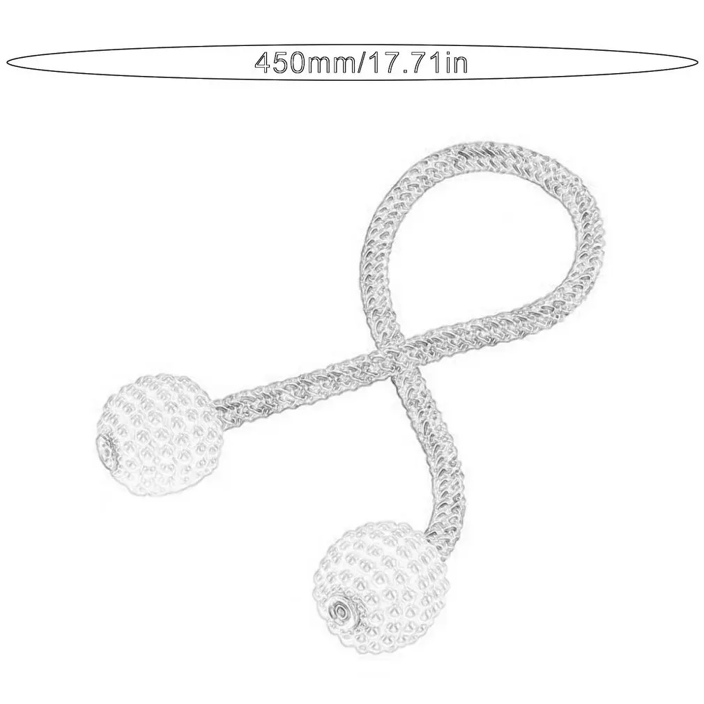 

Pearl Magnetic Curtain Buckle Creative Curtain Tiebacks Straps Magnetive Window Screens Bandage Clip Rope Room Accessories