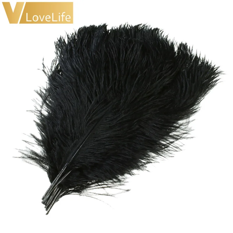 10 шт./лот 25-30 см натуральное страусиное перо Красивое разноцветное DIY ювелирные