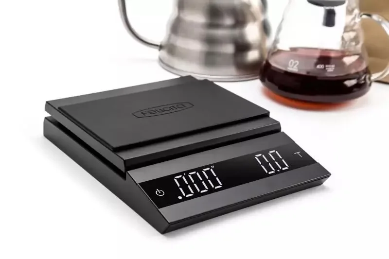 Felicita Parallel coffee scale with Bluetooth digital scale pour coffee Electronic Drip Coffee Scale with Timer